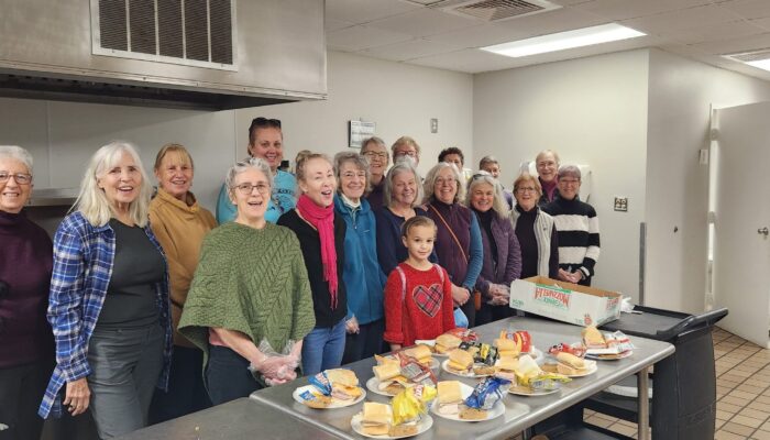 MLK Day 2025 Members of UCF in kitchen preparing lunch for MLK Celebration